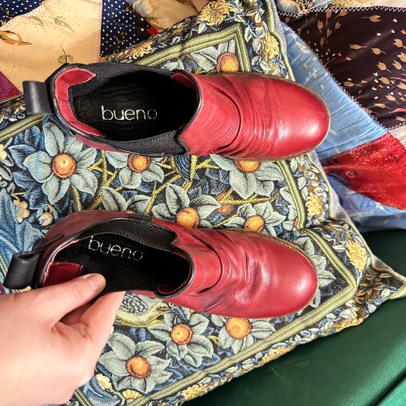 Red leather boots - BUENO size US9 EU39 / Red boots - Picture 6 of 15